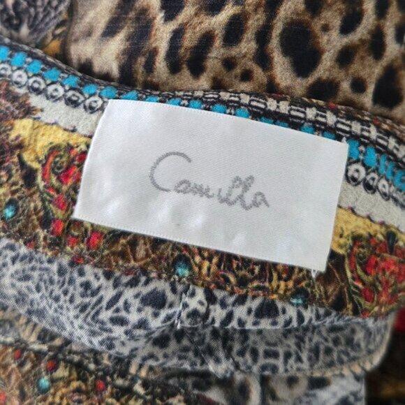 Camilla Wondrous Leopard Shorts Size Small $128E - Picture 5 of 6